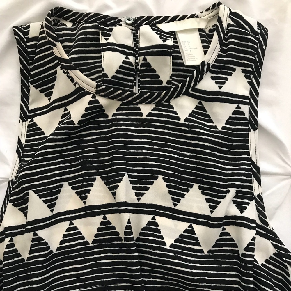 H&M Black&White Maxi